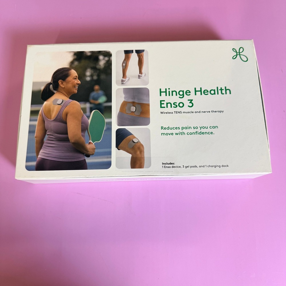 Hinge Health Enso 3 Wireless TENS Muscle Nerve Therapy Pain Relief Device Kit